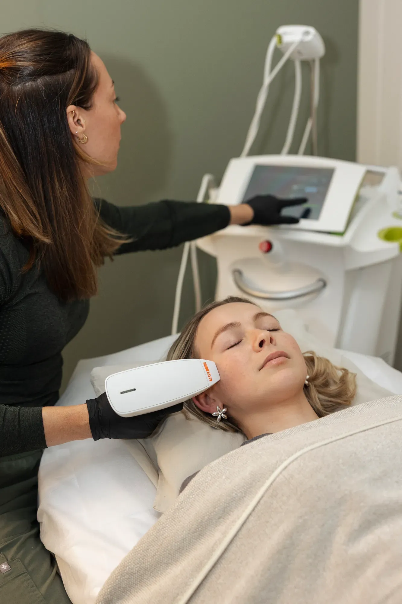 A skin needling treatment at Skindepth Perth